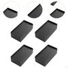 4 Pack Furniture Elevators Rectangle Bed Lifting Blocks Heavy Duty Sofa for Desk Washing