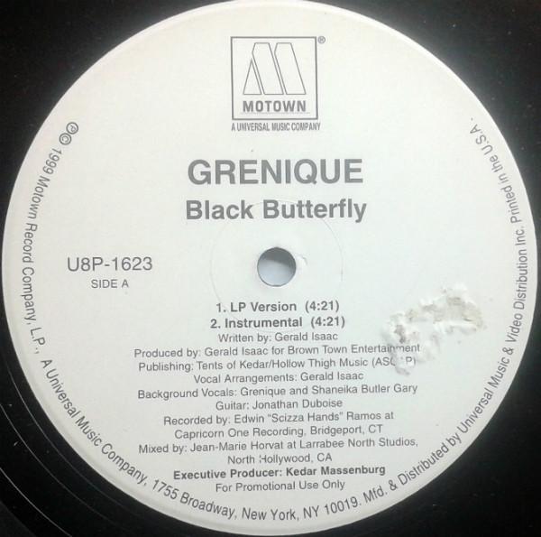 

12inch Record GRENIQUE - Black Butterfly U8P1623 Motown 1999 US Soul/Funk Used