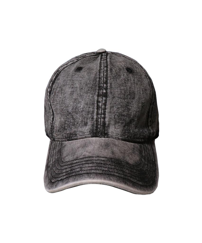 Seullipiseullib Vintage Washing Black Denim Ball Cap