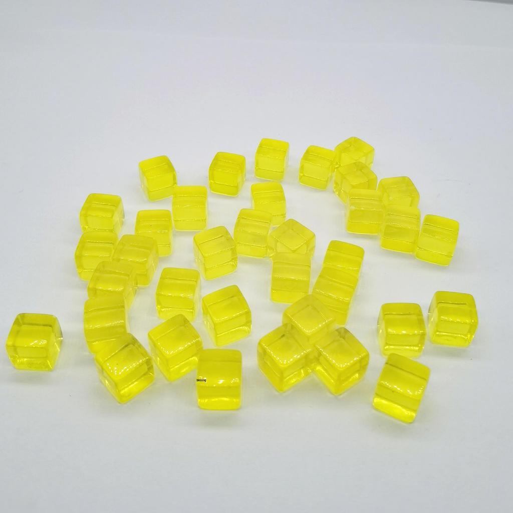 Glossy Transparent 10MM Acrylic Dice for Table Games