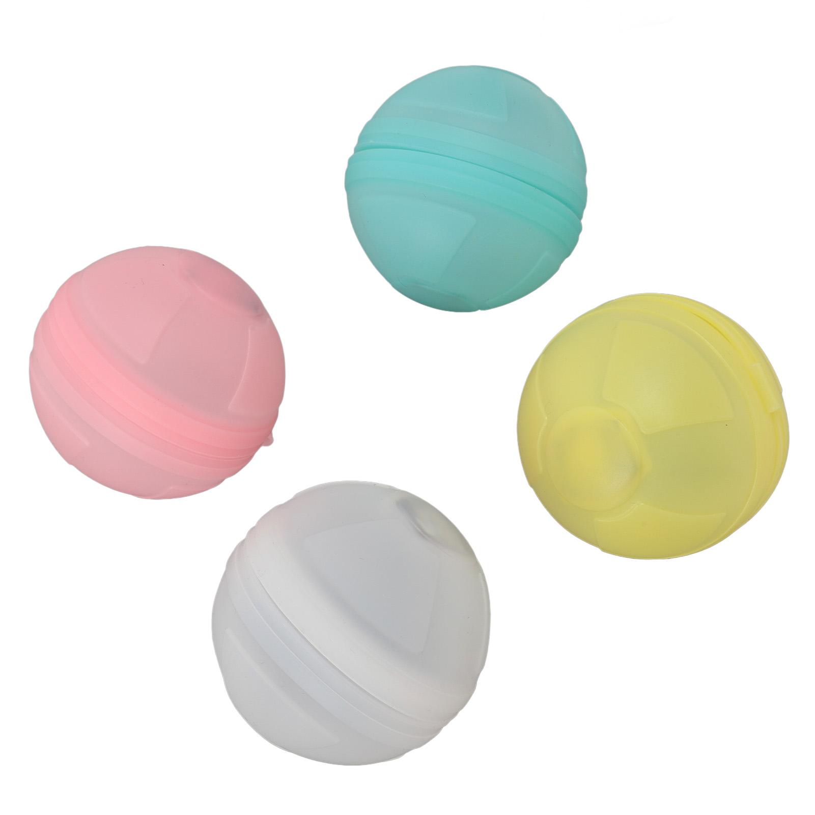 

4 упаковки многоразовых водных шариков, быстрозаполняемых, силиконовых, светящихся, для игр на пляже и в бассейне, игрушек для бассейна