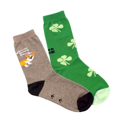 BOKIT Fashion Socks (Clover/Welsh Corgi)