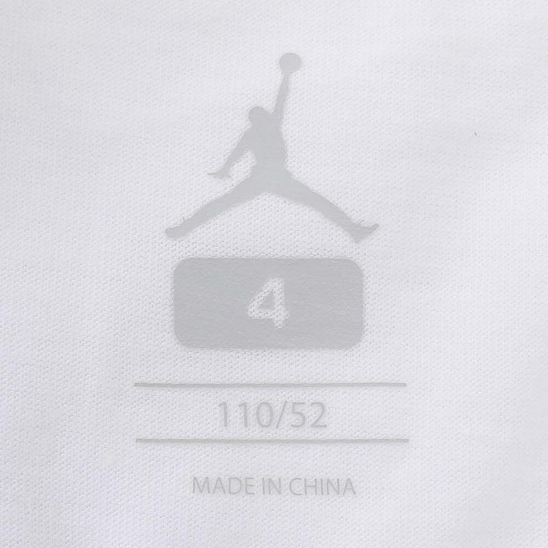 Jordan T-Shirt SS25 Haddad Crew Neck Solid Casual Short Sleeve Kids Tops White 82321ST371-001