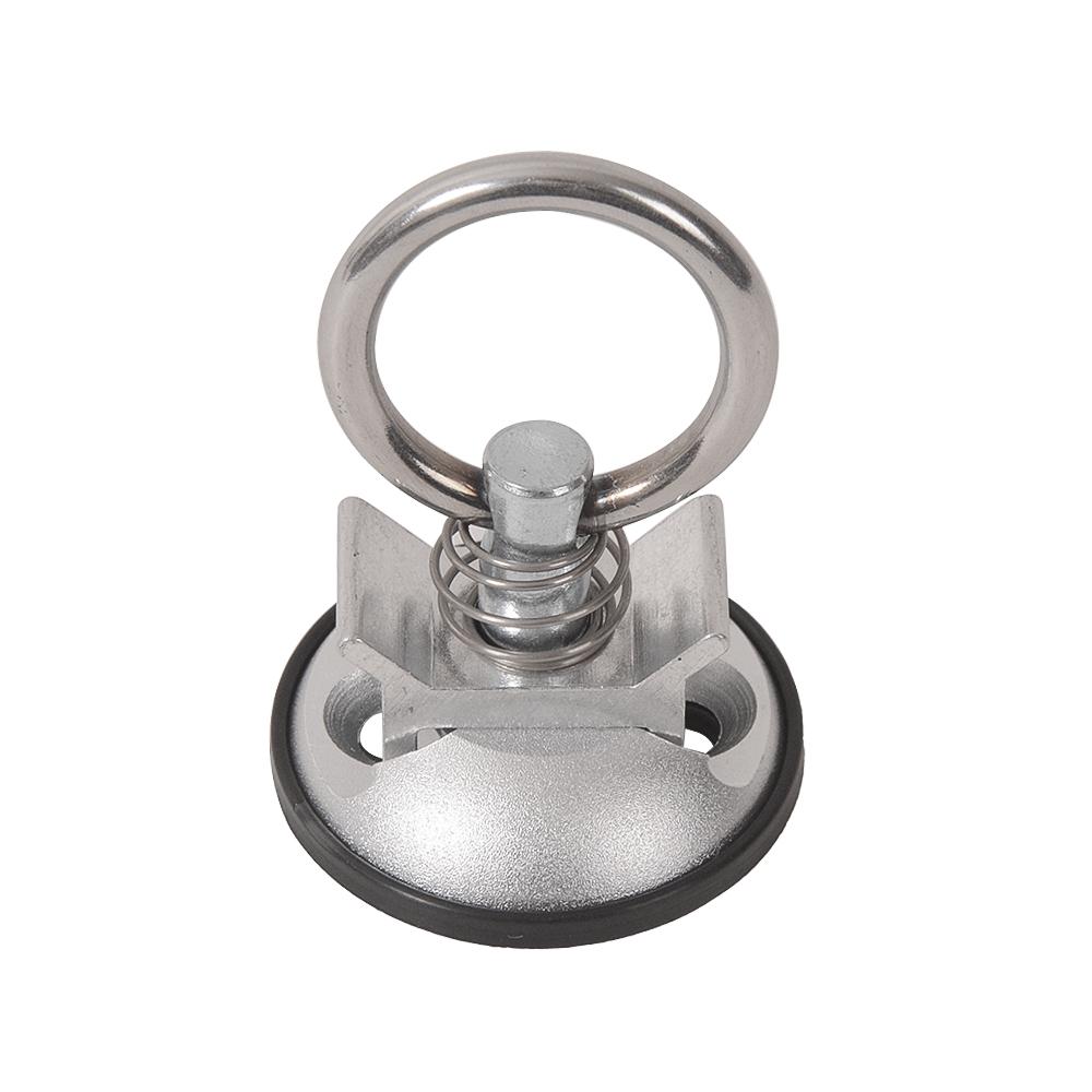 4Pack Round/Square Tie Down Anchor Point Kit Bolt on Track Fitting with Quick Release Compatible with Pickup Truck