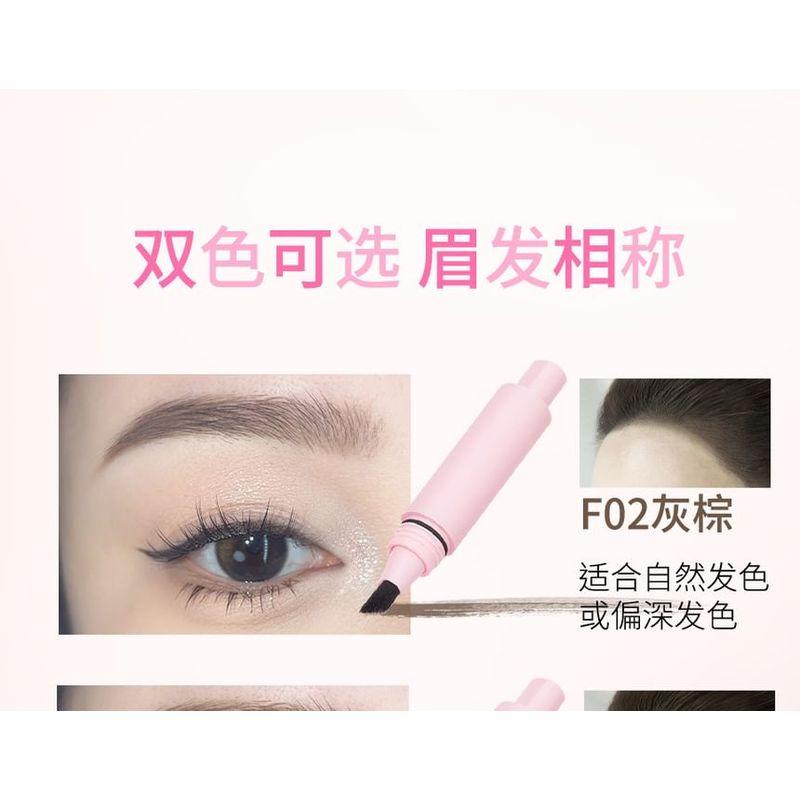 VEECCI - Freely Painted Multi-Use Hairline Liquid Eyebrow - 2 Colors