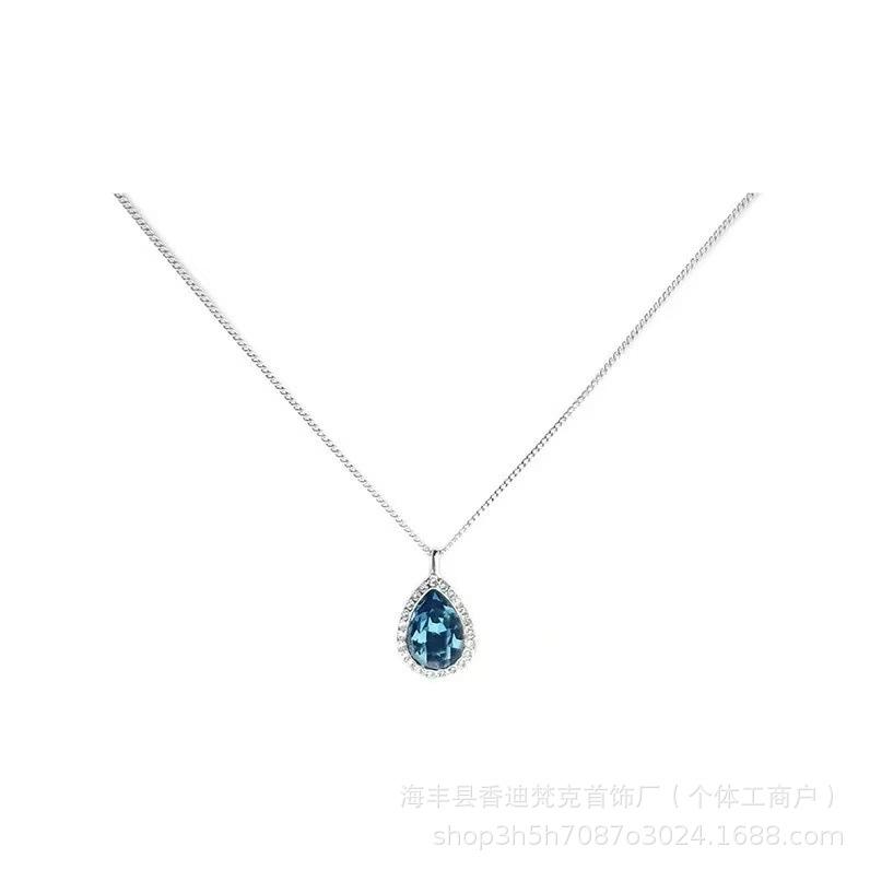 Ji Family Women's High-Quality Heart and Nile Tears Necklace