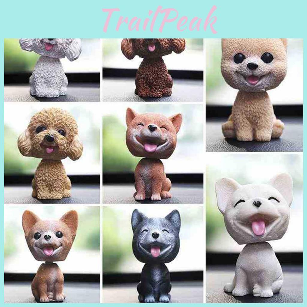 Simulation Swinging Dog Head Lovely Puppy Car Interior Dashboard Ornament Gift