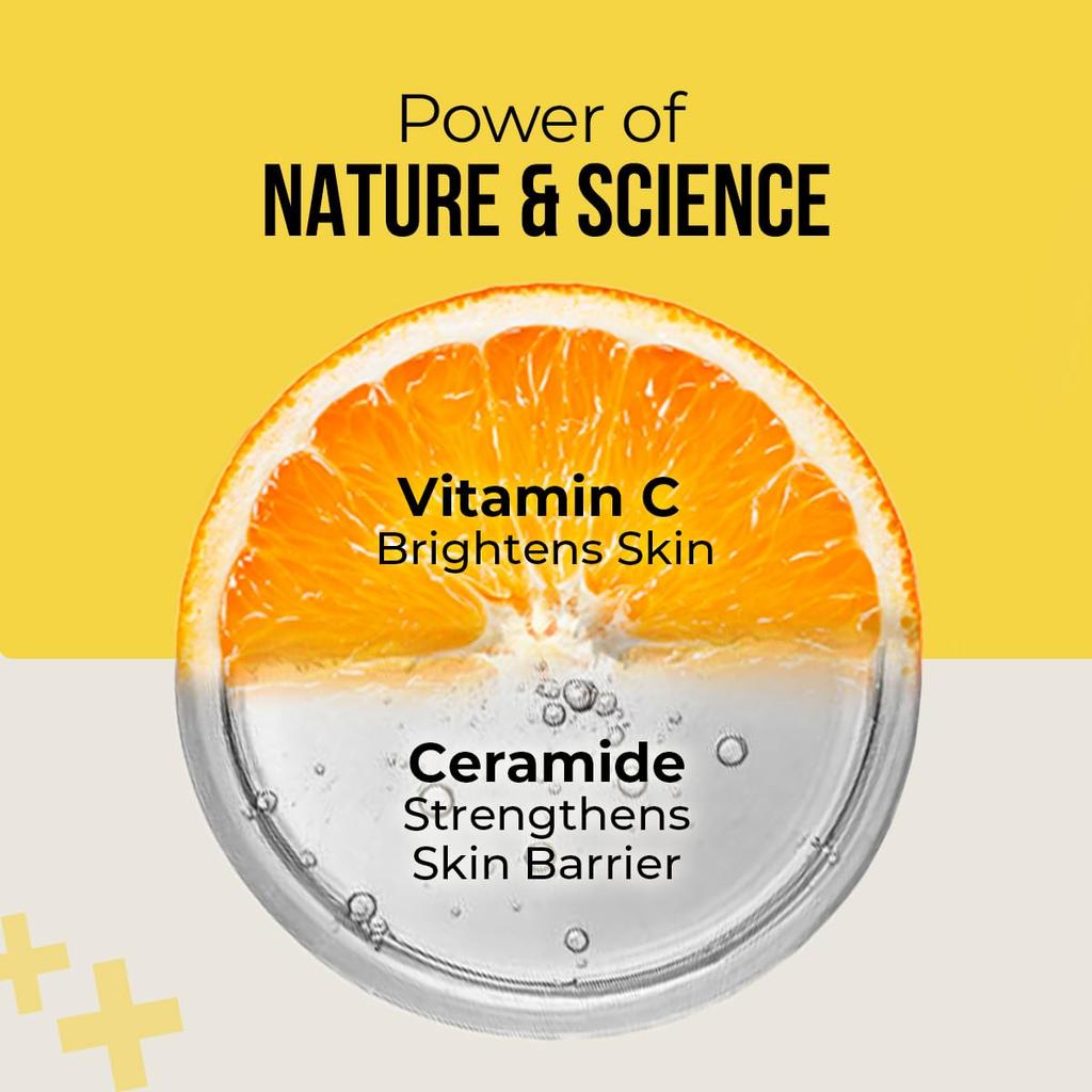 Dr. Sheth's Ceramide & Vitamin C Sunscreen SPF 50+ PA++++ Lightweight Non Greasy No White Cast For All Skin Types 80 g