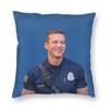 Evan Buckley Oliver Stark Square Pillowcase Polyester Linen Velvet Pattern Zip Decorative Throw Pillow Case Room Cushion Cover