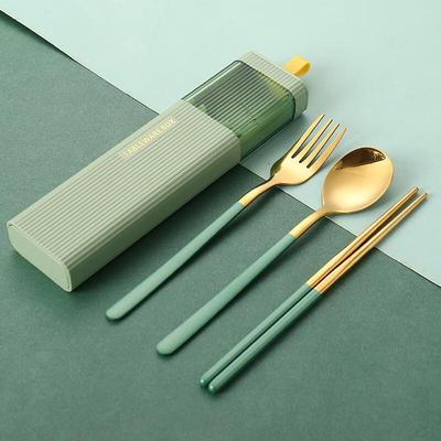 Portable Stainless Steel Travel Cutlery Set