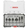 Multipurpose Router Bit Set BOSCH 6 Mm 6 Pieces