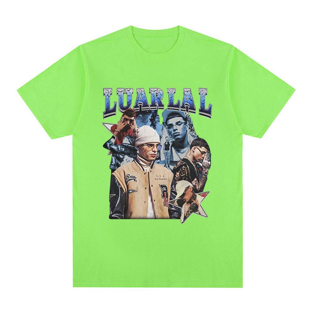 Rapper Luar La L L3TRA Graphic T Shirts Men's Fashion Vintage Short Sleeve T-shirts Cotton Casual Oversized T-shirt Streetwear