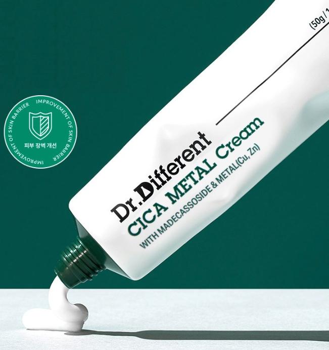 Dr.Different Cica Metal Cream Soothing & Barrier Care 50g