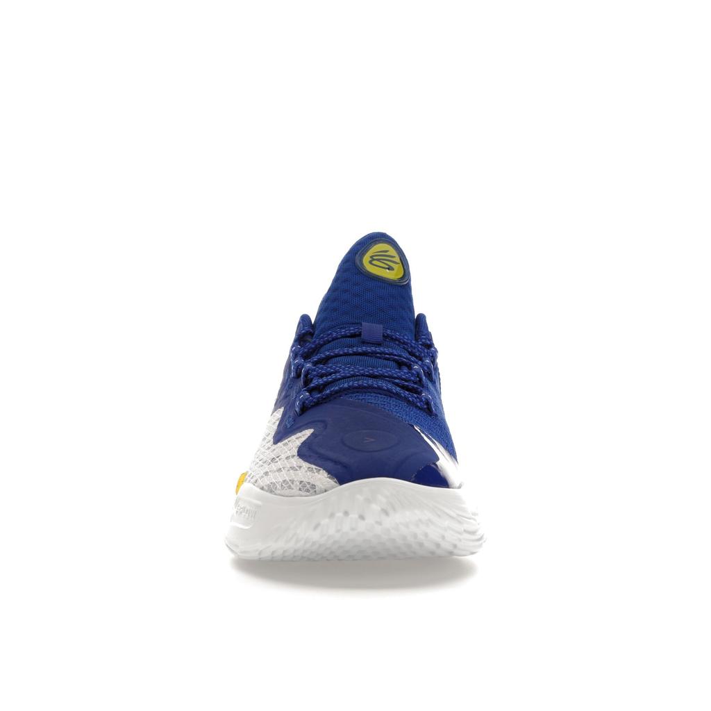 Under Armour Unisex Curry 11 Dub Nation White Royal Blue Yellow 3026615-100
