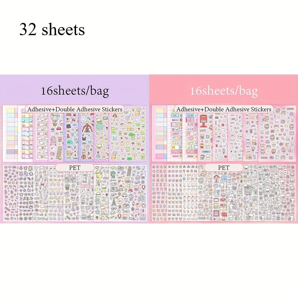 Korean Style Cute Cartoon Stickers|Decoration for Scrapbooking,nail,Diary,Mobile Phone Case,Water Bottle,Computer,Guitar,Luggage