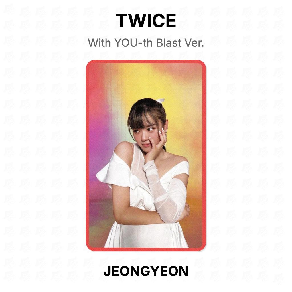 Twice Com YOU-th Blast Ver. Cartão de foto oficial
