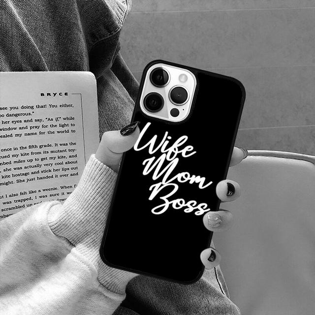 Wife Mom Boss funny Phone Case Cover for iPhone 17 Air 16 16e 15 13 14 11 12 Pro Max Plus coque fundas Shell