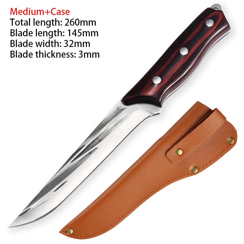 Forged 5CR15 Stainless Steel Fixed Blade Boning Knife Outdoor Camping Hunting Tool Grilled Meat Cutter For Kitchen