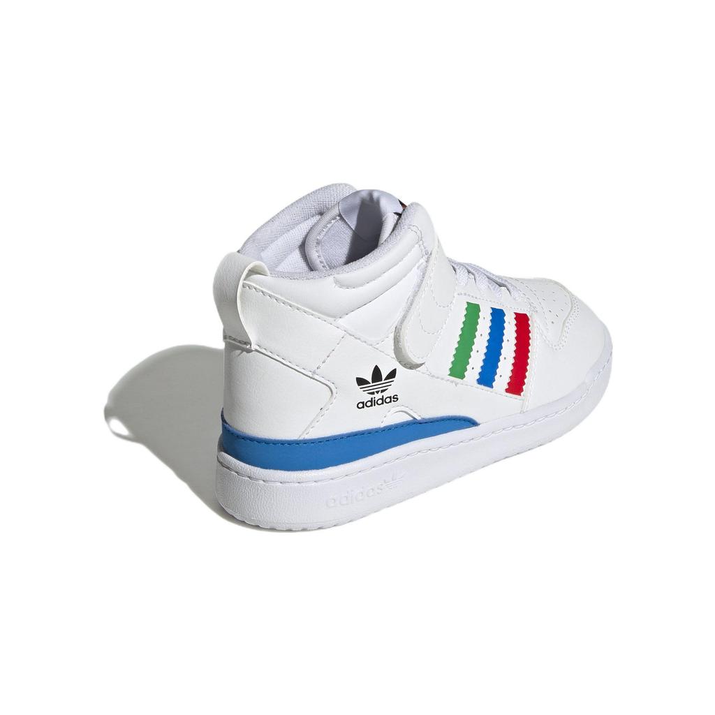 Adidas Disney X  Originals Forum Mid 360 Casual Mid-Top Kids Skate Shoes Kids Sneakers White Blue GY9164