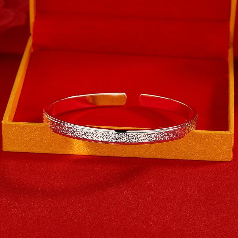 New Love Like Stars Bracelet, Women's Frosted Solid Bracelet, Feeling Like First Time Silver Bracelet, Young Friend Gift