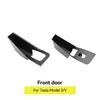 2PCS Door Side Storage Box Car Interior Accessories for Tesla Model3 Y Handle Pocket Armrest Passenger Storage Tray Container