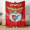 1Pc Benfica Football Crest Blanket For Couch Bed Plush Cozy Fuzzy Blanket Super Soft Warm Blankets For Fall And Winter 0918220