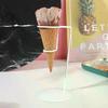 Suporte Expositor para Cone de Gelado Aniversário Casamento com Base Porta Cone de Gelado Reutilizável para Piquenique Acampamento de Verão