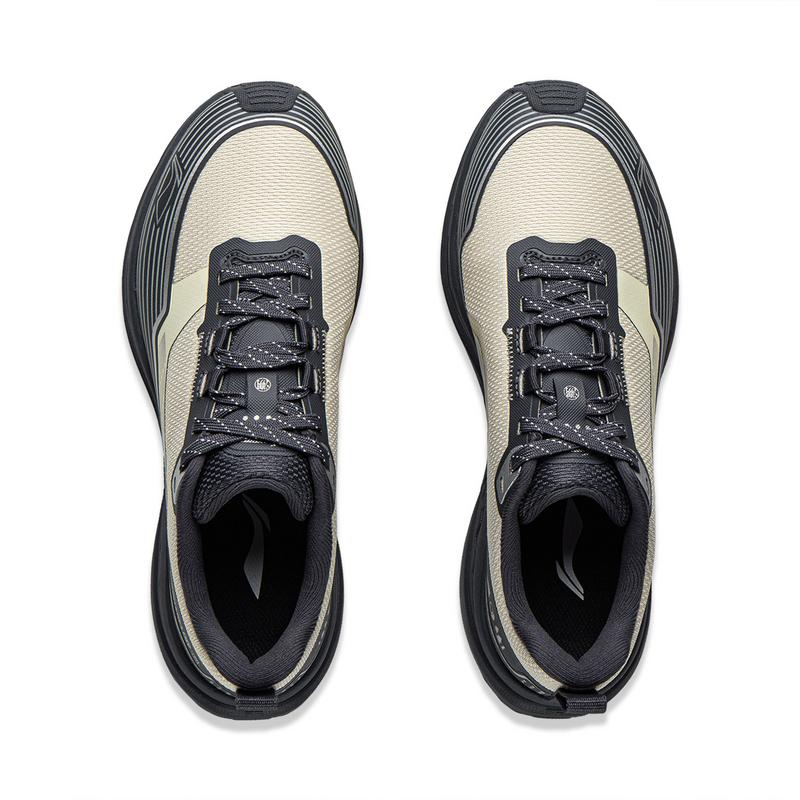 Li Ning Outdoor CF Tracing, Inter Industry Low top Hiking Shoes Unisex Dune Khaki/Ebony Black AHCV037-14