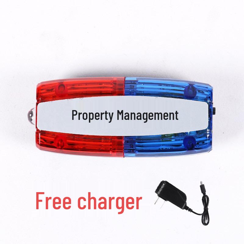 Rechargeable LED Shoulder Clip Strobe Light for Outdoor Running and Security