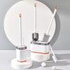 2025 New Toilet Brush Wall-mounted Toilet Brush Set Household No Dead Ends Bathroom Cleaning Artifact Three-in-one