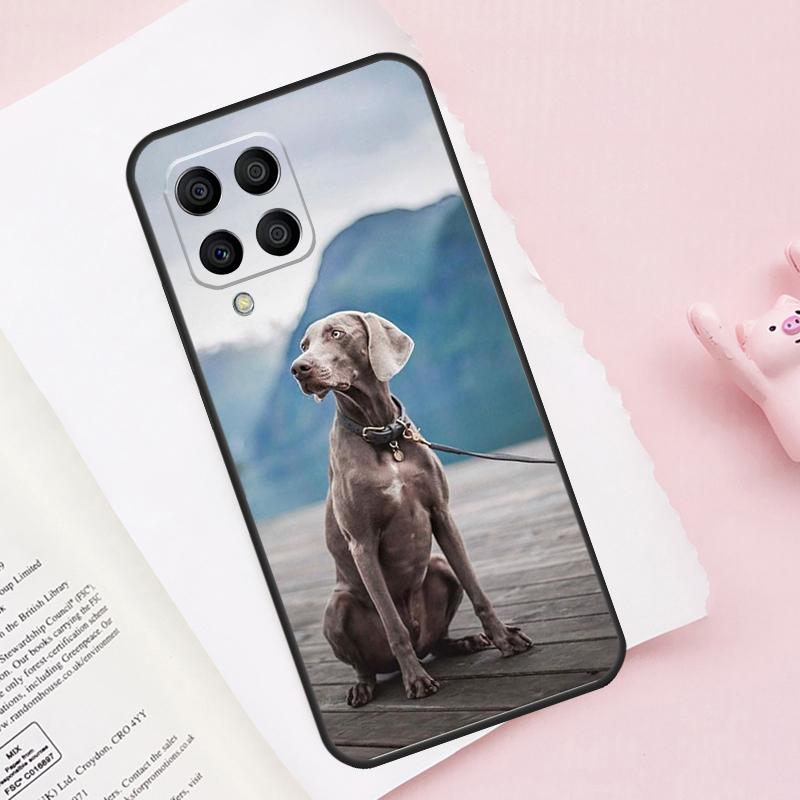 Weimaraner Dog Case For Samsung Galaxy M15 M35 M55 M51 M31 M21 M11 M16 M36 M56 M53 M12 M32 M52 M14 M34 M54