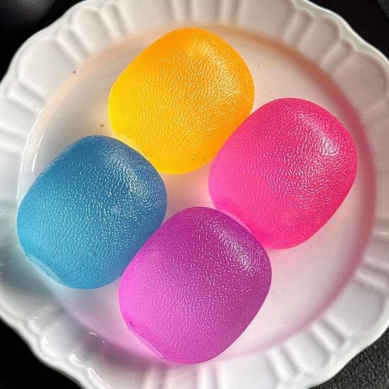 TPR Stress Sugar Ball Slow Rising Matte Squeeze Ball Toy Hand Exercise