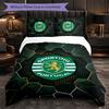 Biancheria da Letto a Tema Sporting CP FC Set 3 Pezzi Copripiumino Biancheria da Letto Decorativa per Camera Adolescenti Decorazione Casa