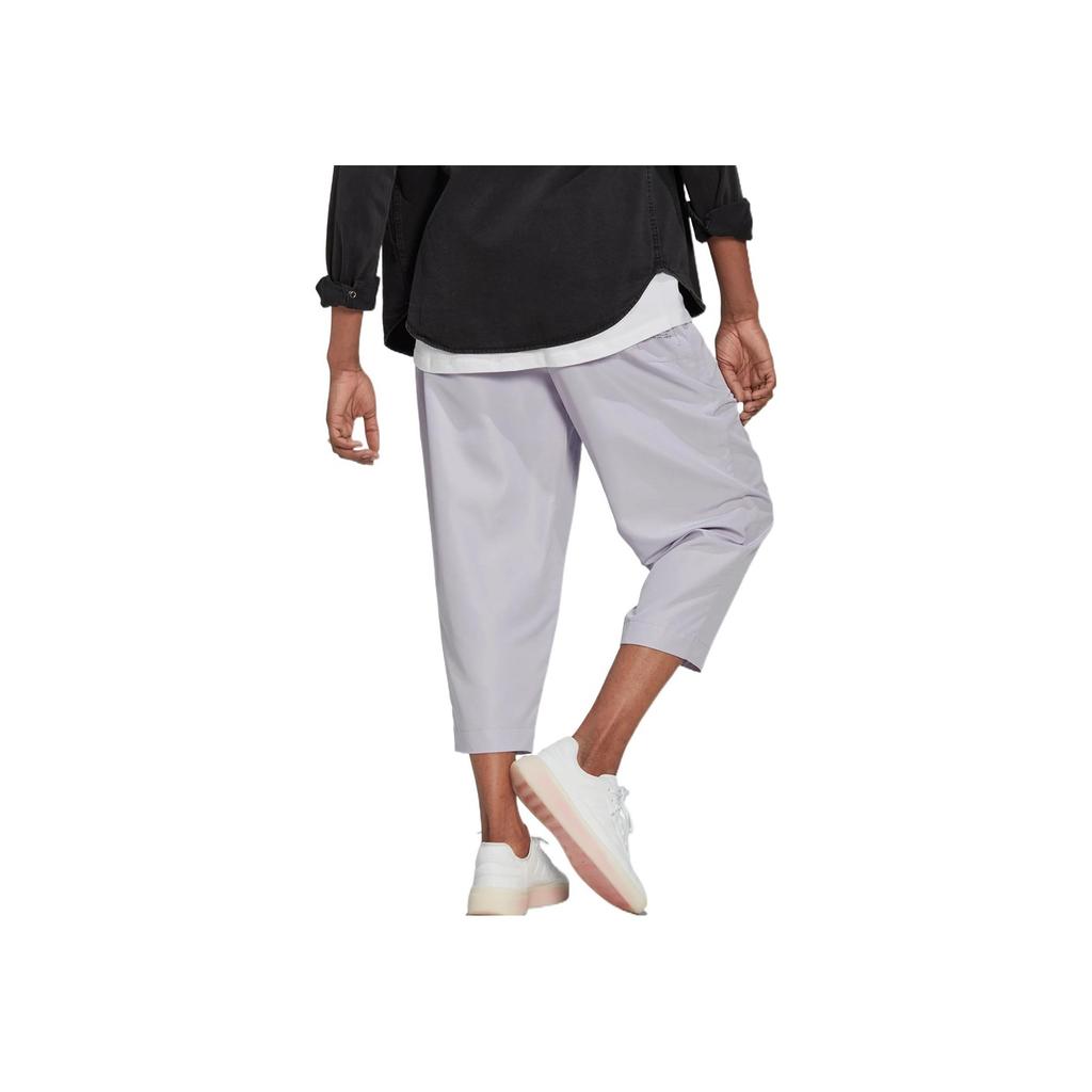 adidas Logo Pants Silver Dawn Men Streetwear HN1929