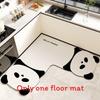 Cartoon Animal Kitchen Mat With Water Absorption Nonslip Silicone Diatom Mud For Home And Cooking Use