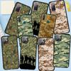 Phone Case for Samsung Galaxy S25 S24 S23 iPhone 16 15 Xiaomi Redmi Note 14 13 12 16E X 11 Pro Max Moto Huawei Art Military Army Camouflage Camo Cover