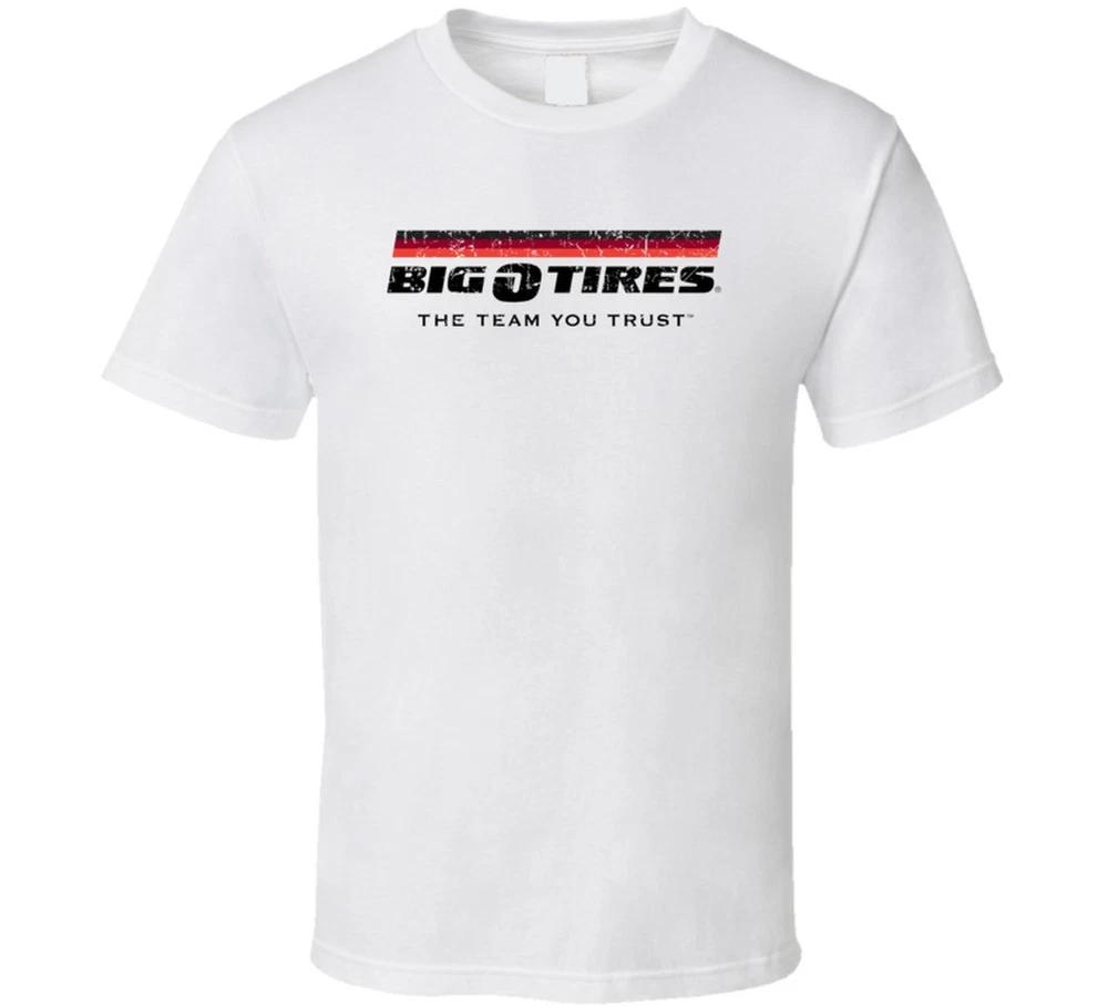 Big O Tires Automobile Car Parts Cool Distressed Style Brand Logo Emblem T Shirt S