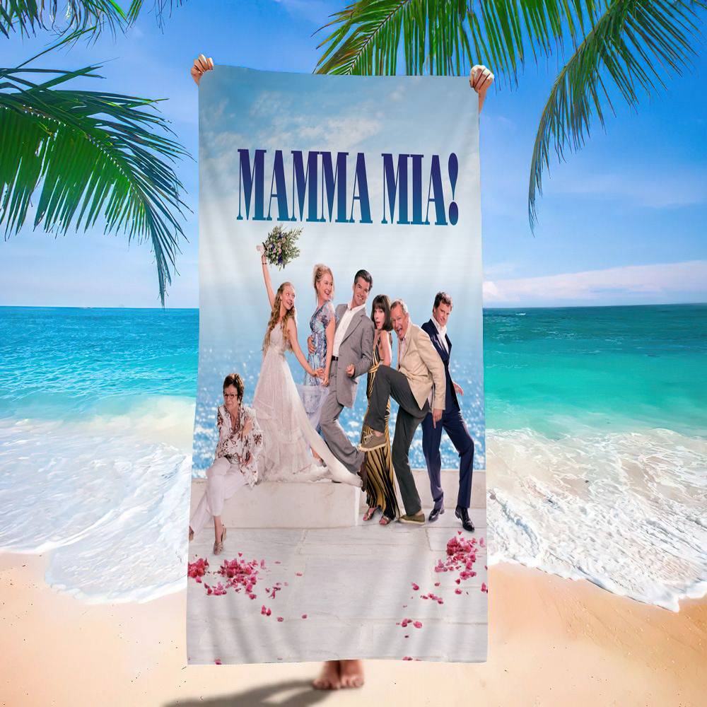 M-Mamma Mia TV Microfiber Beach Towel Absorbent Quick Dry Soft Yoga Swimming Resort Mountain Climbing Towel