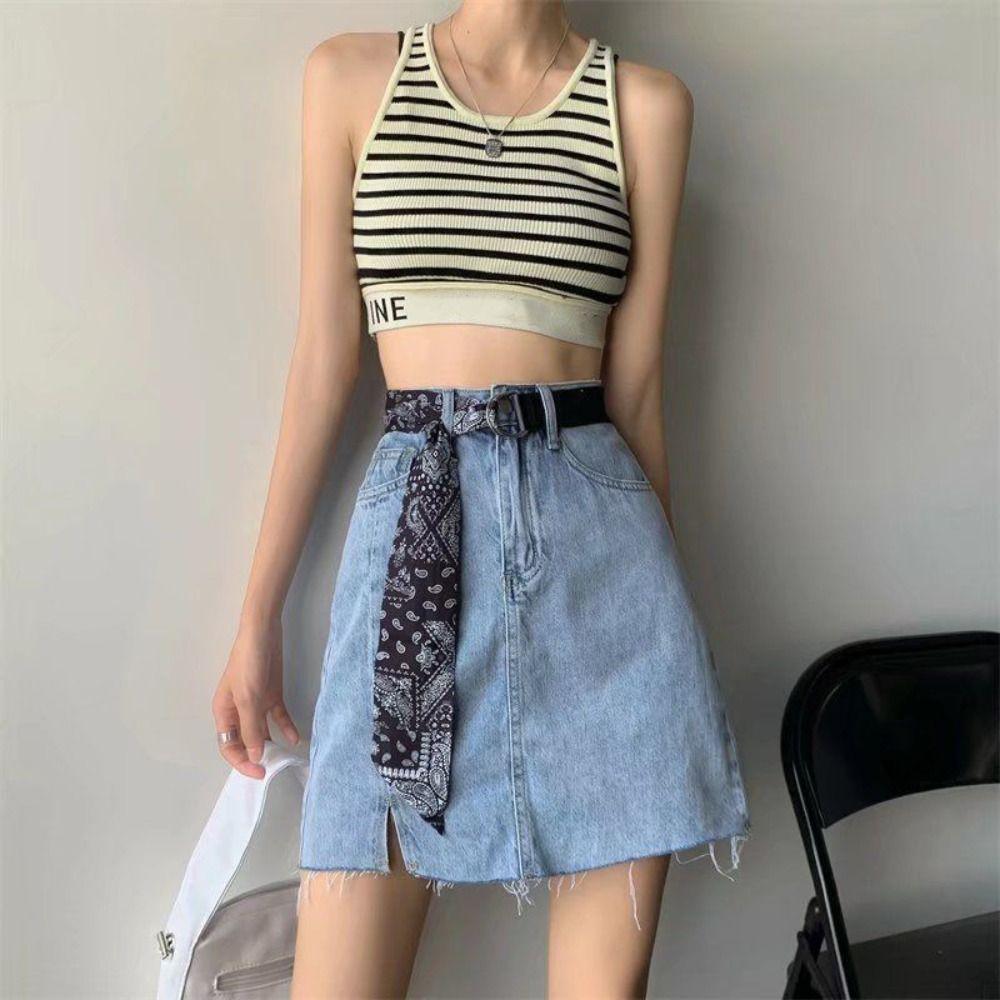 Versatile Canvas Scarf Belt Sweet Decorative Jeans Belt Fashion Luxury Design Waist Strap