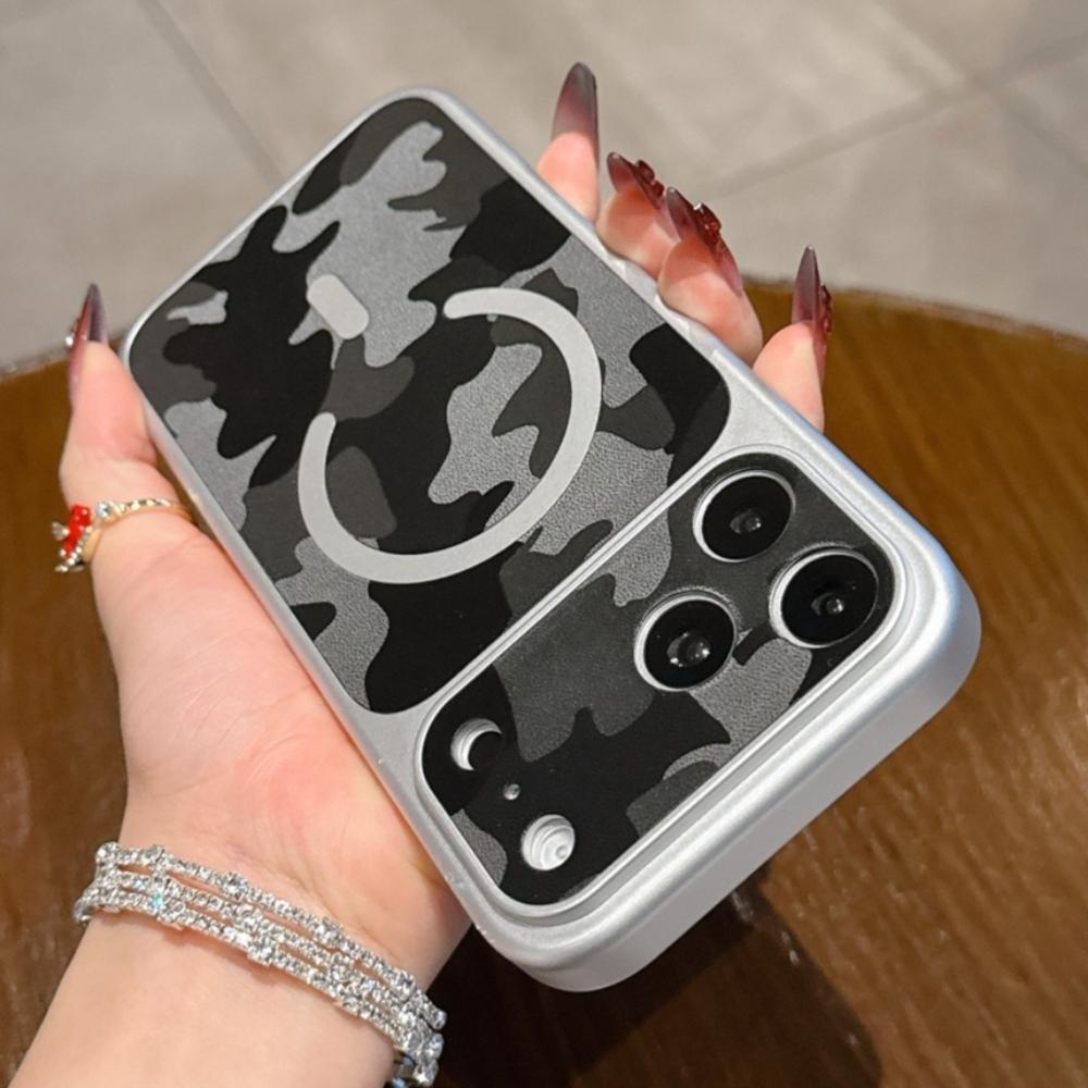 Official Magnetic Phone Case For For Iphone 17 16 1 14 13 Pro Max For Camouflage Wireless Charge Protector Cover