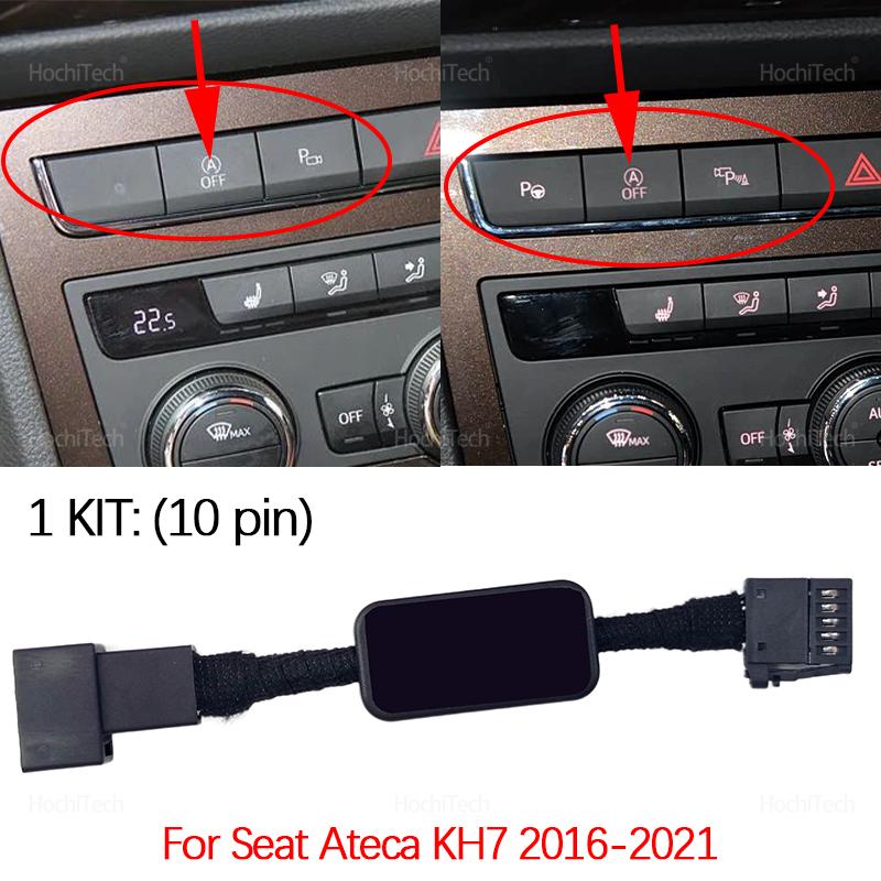 Pour Seat Ateca KH7 2016-2021 Système de Démarrage Arrêt Moteur Automatique Désactivateur Capteur de Contrôle Prise Câble 2018 2019 2020