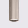 Lampa Wisząca Karbon 1 Gu10 Taupe Alu Sollux Sl.1759