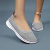 Spring Pointed Flat Bottom and Soft Bottom Middle-aged and Elderly Mothers Breathable Hollow Knitting