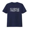 Mens My Garage Is Calling And I Must Go Design For Mechanics T Shirt Black Large Vintage Washed Unisex Fashion Homme Soft