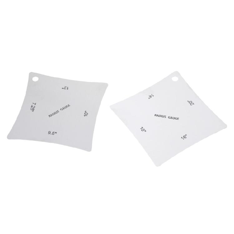 High Precisions Guitar Neck Radius Gauge with Smooth Designs Prevents Scratches Suitable for Setups and Maintenance