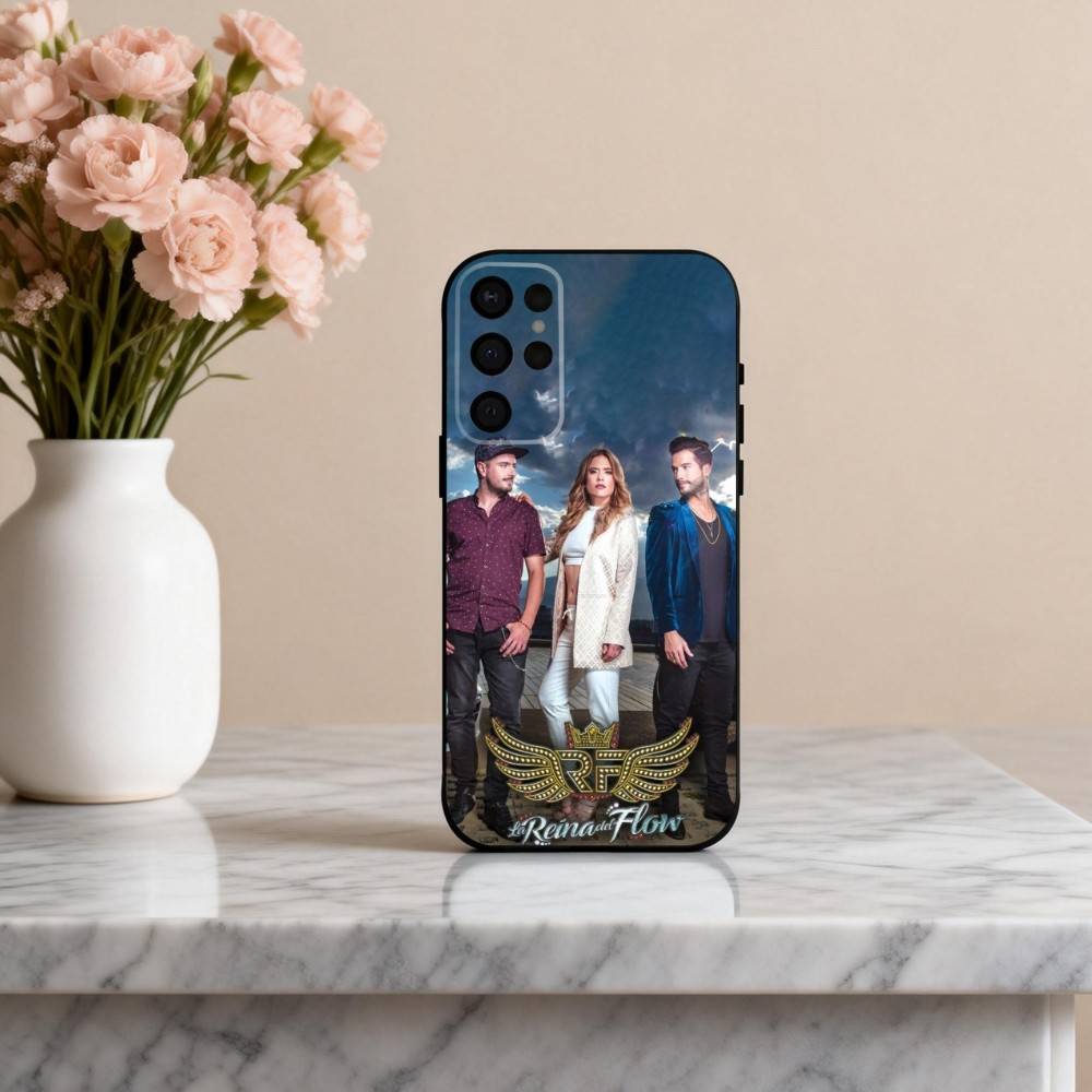 Queen of Flow La R-Reina Del F-Flow  Phone Case For Samsung S25,S24,S21,S22,S23,S30,Ultra,S20,Plus,Others Soft Black Case