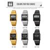 SKMEI 2448 Business Men Retro Luxury Time Digital Electronic Watch For Women Student Waterproof Chrono Wristwatch Simple Clock
