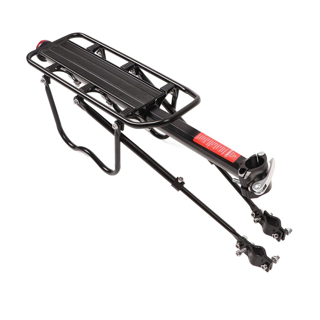 Bicycle Rear Rack Universal Semi Quick Release Lightweight Aluminum Alloy Plastic Bike Carrier Rack