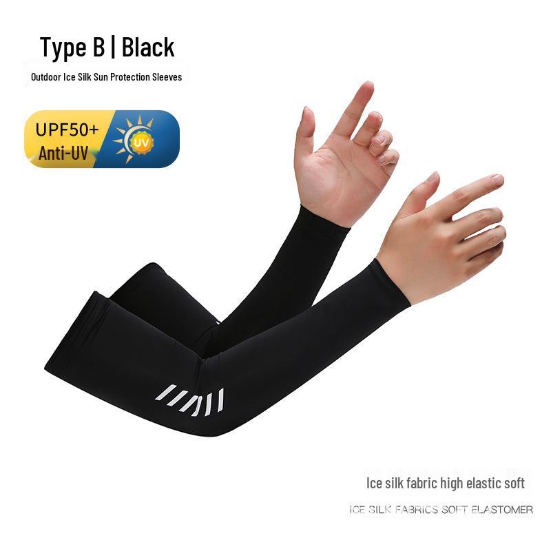 Ice Silk Fingerless Sun Protection Gloves for Men & Women: Ideal for Summer Cycling, Fishing, and Driving