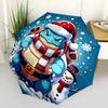 1pc Squirtle's Winter Wonderland Adventure Pattern Cartoon Practical Umbrella, Fashionable, Personalized, High-Value Folding Umbrella, a Must-Have for